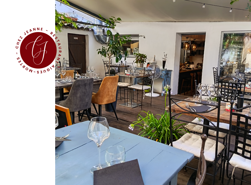 Le restaurant - Chez Jeanne - Meilleurs restaurants Aigues-Mortes